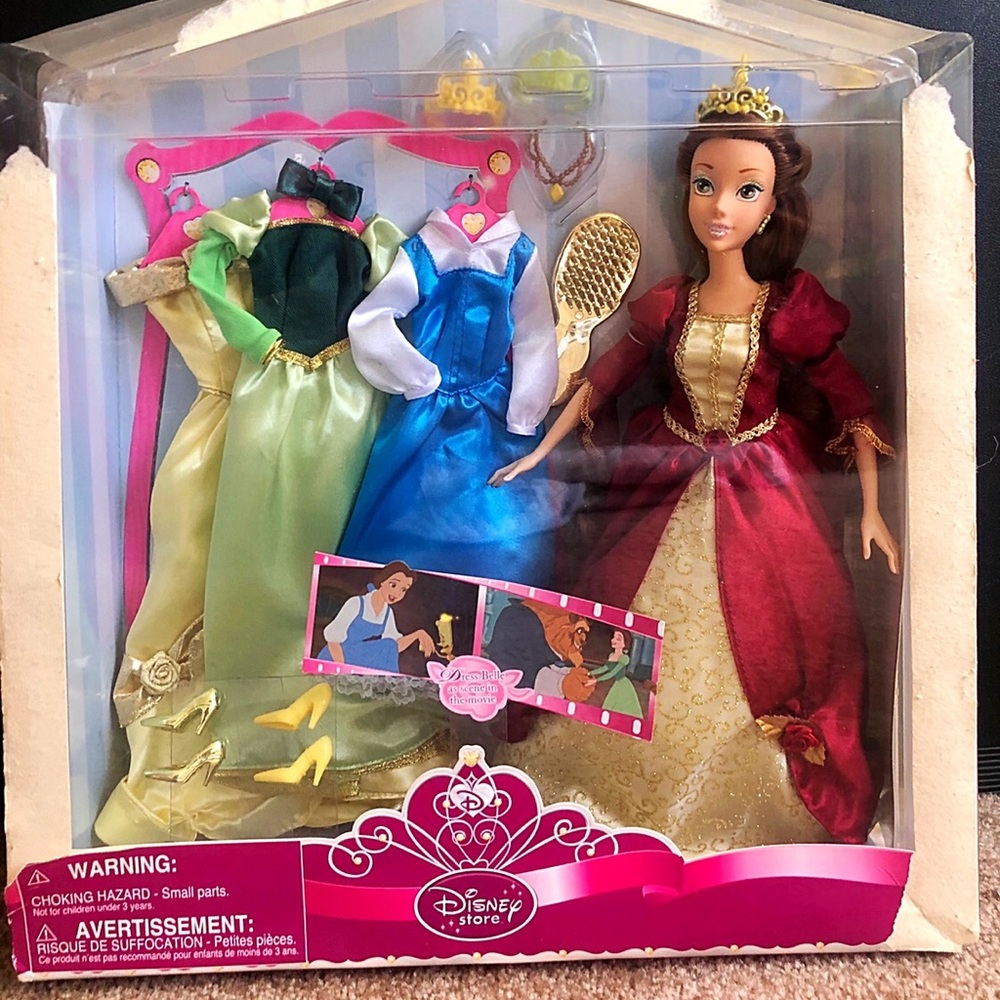 Disney Deluxe Belle Doll & Wardrobe released 2009